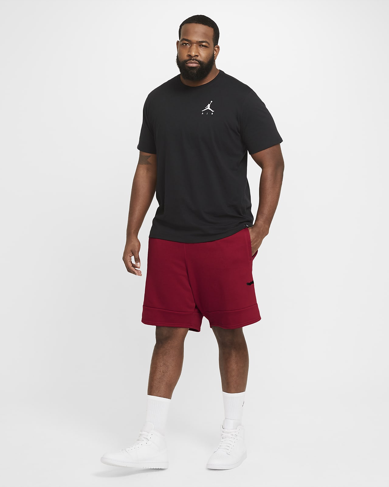 nike air jordan fleece shorts