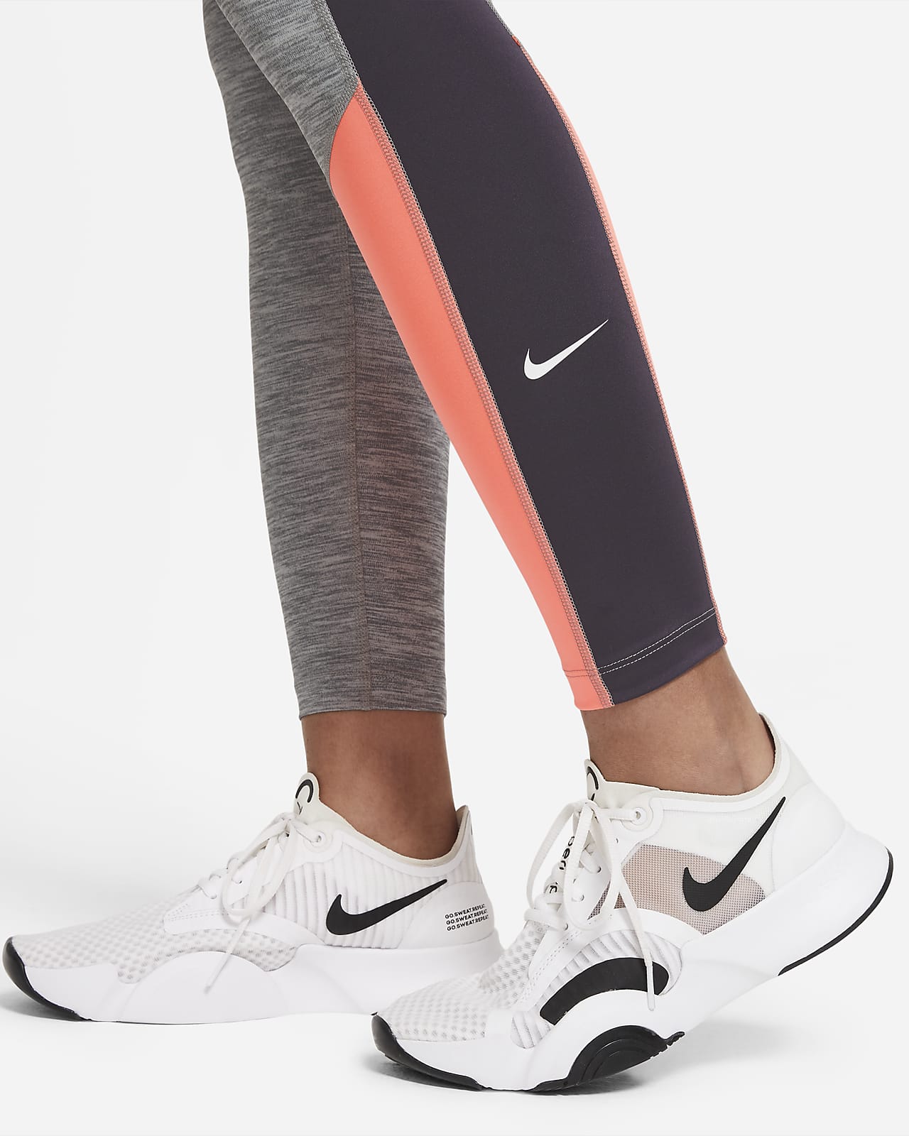 nike one color block tights