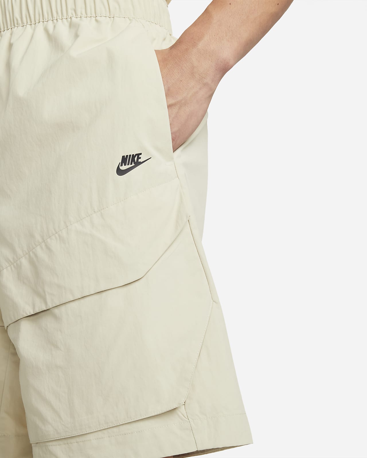 woven unlined utility shorts