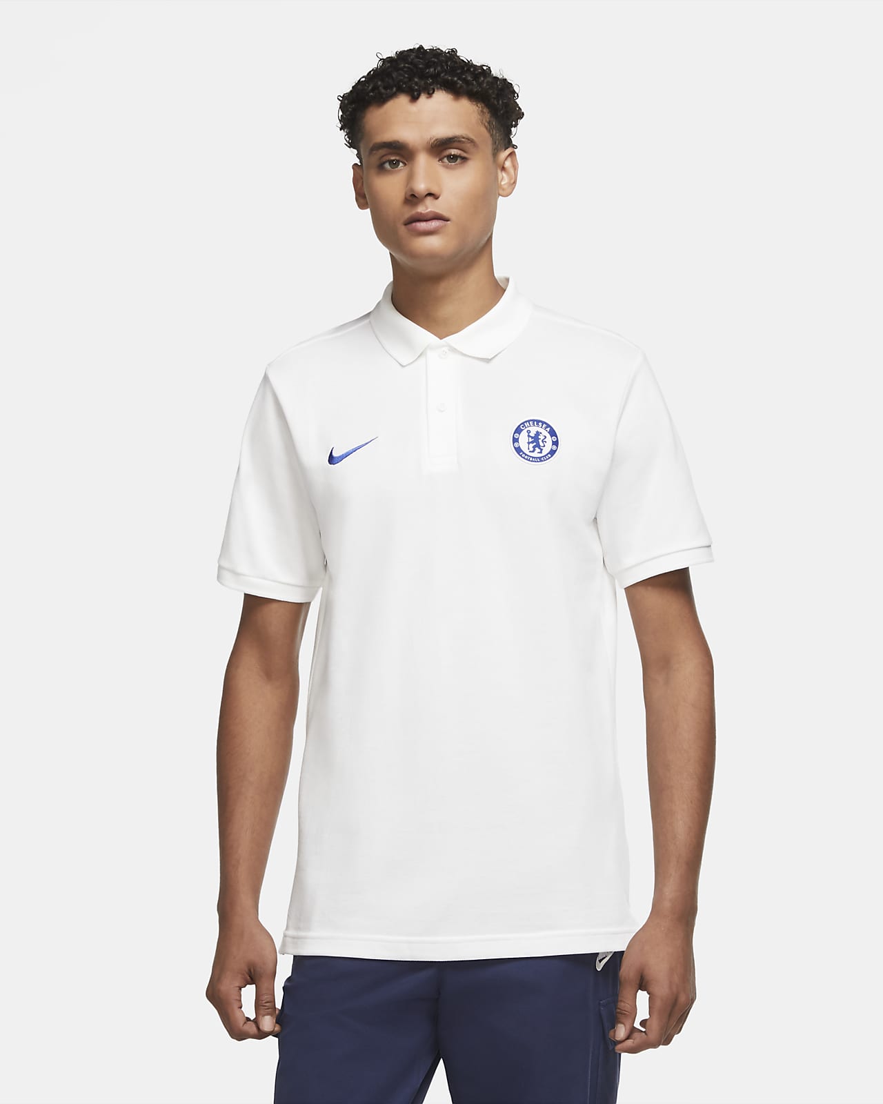 Chelsea F.C. Men's Polo. Nike AT