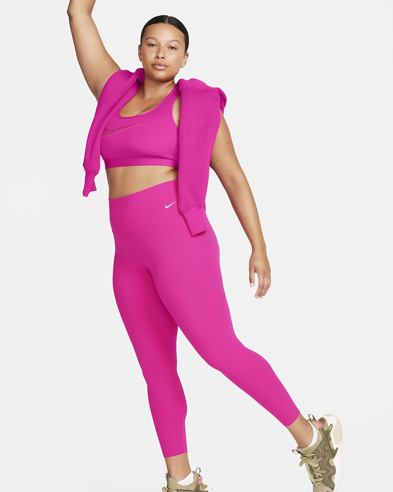 Nike Zenvy 7/8-legging met iets ondersteunende hoge taille voor dames
