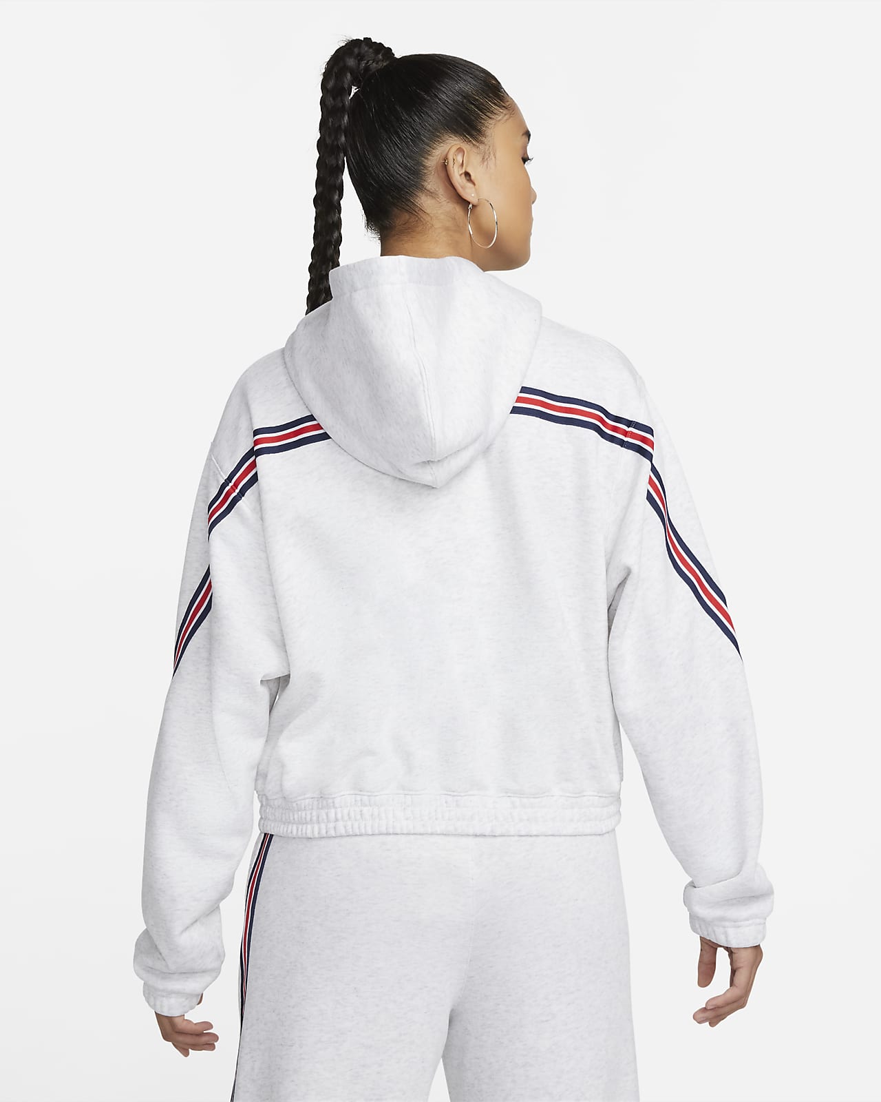 Sudadera con gorro de tejido Fleece para mujer Paris Saint-Germain. Nike MX