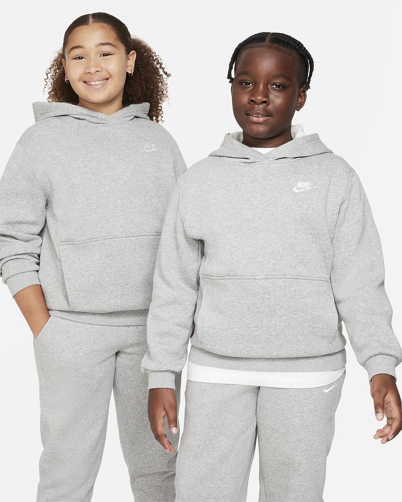 nike fleece hoodie set
