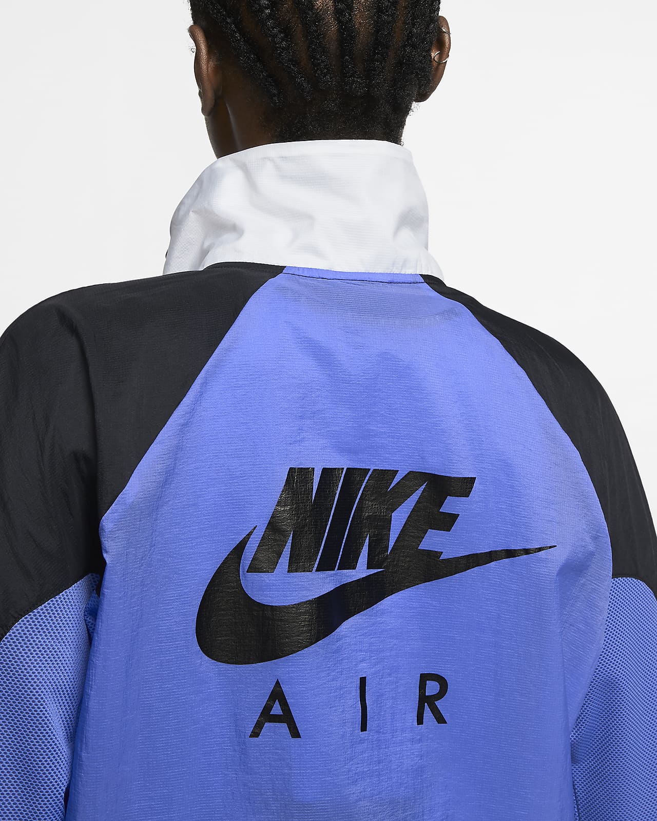 blue nike air jacket