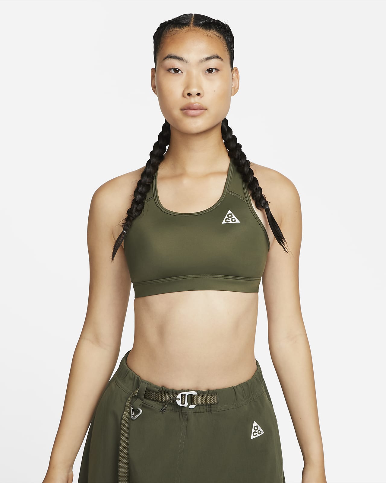 Nike Dri-FIT ADV ACG Swoosh "New Sands" 女款中度支撐型襯墊雙面運動內衣