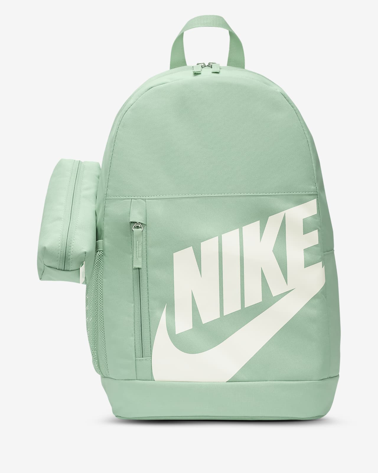 Nike Elemental Kids' Graphic Backpack w/ Pencil Case Fluorescent Green Blue  - Sz 20L (18 H x 12 W x 5 D)