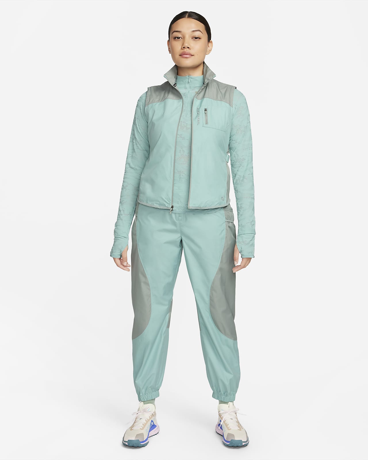 Mujer Verde Completo Pants. Nike US