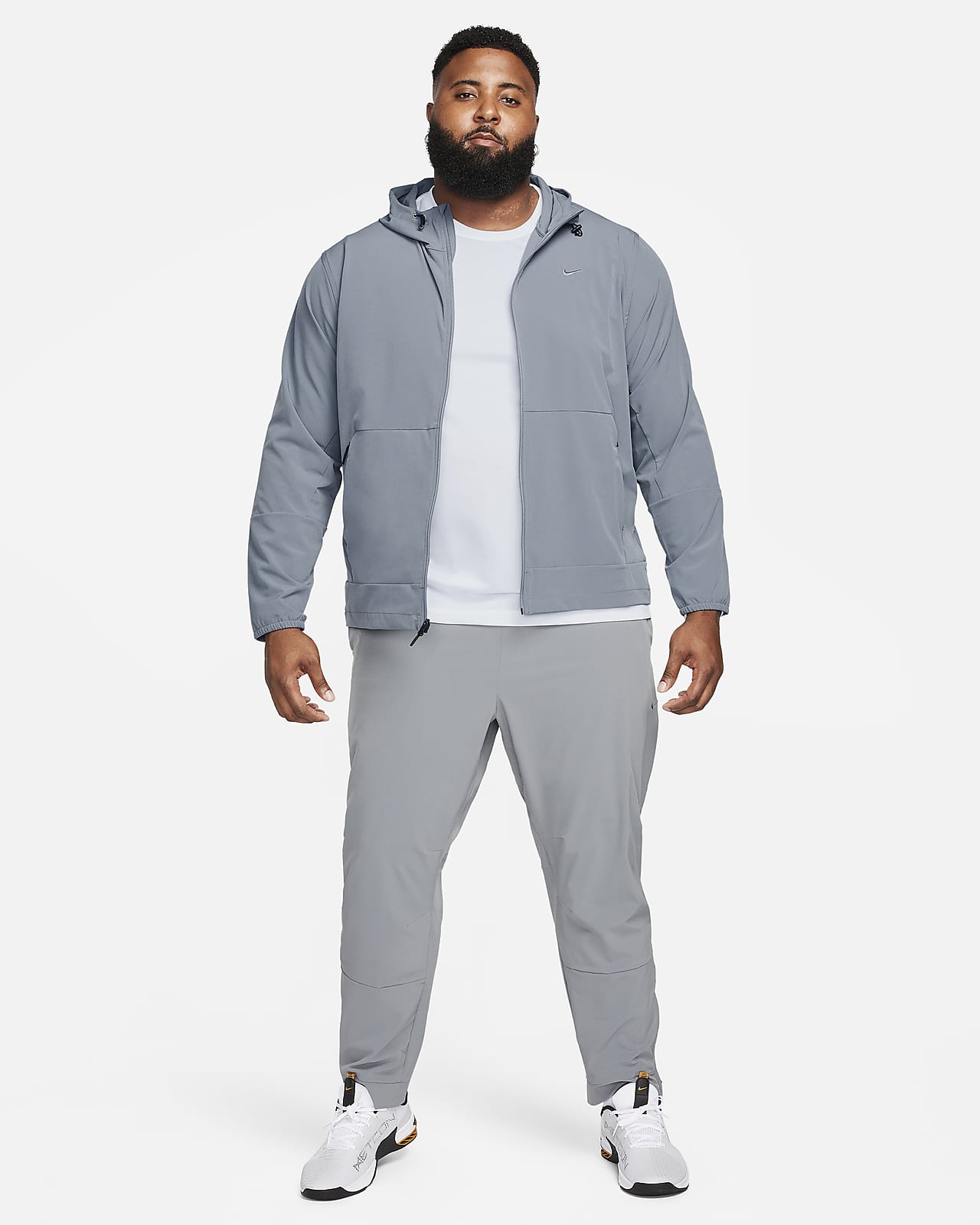 Nike Unlimited Men's Water-Repellent Hooded Versatile Jacket.