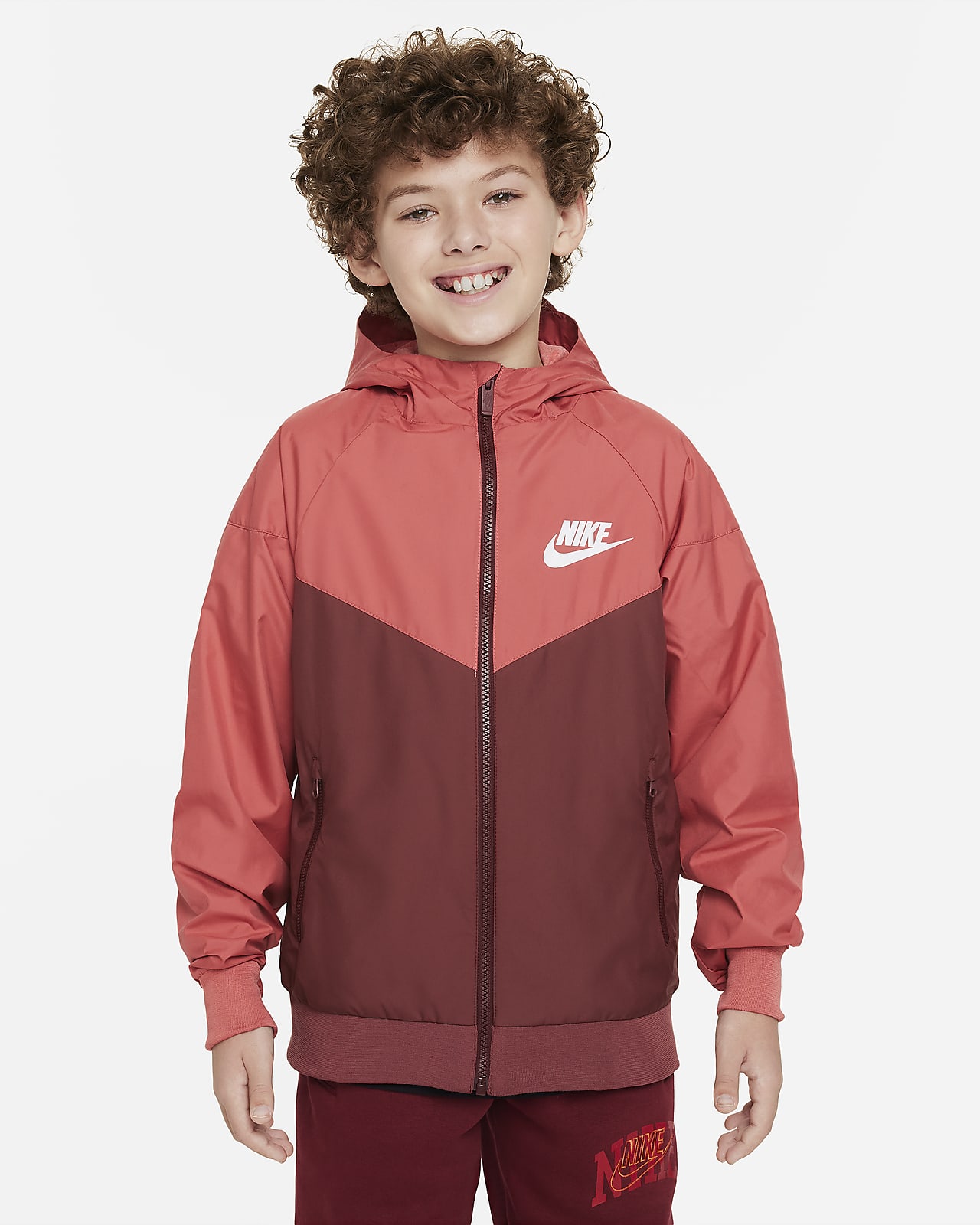 Nike Sportswear Windrunner Big Kids' Hooded Jacket