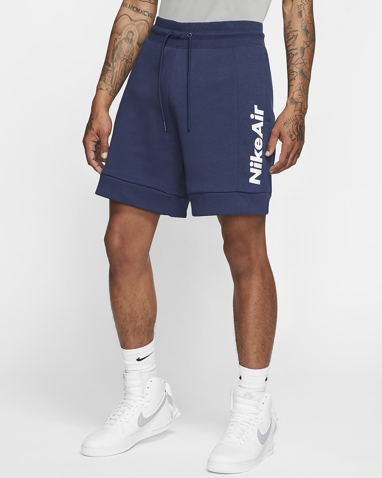 nike air fleece shorts