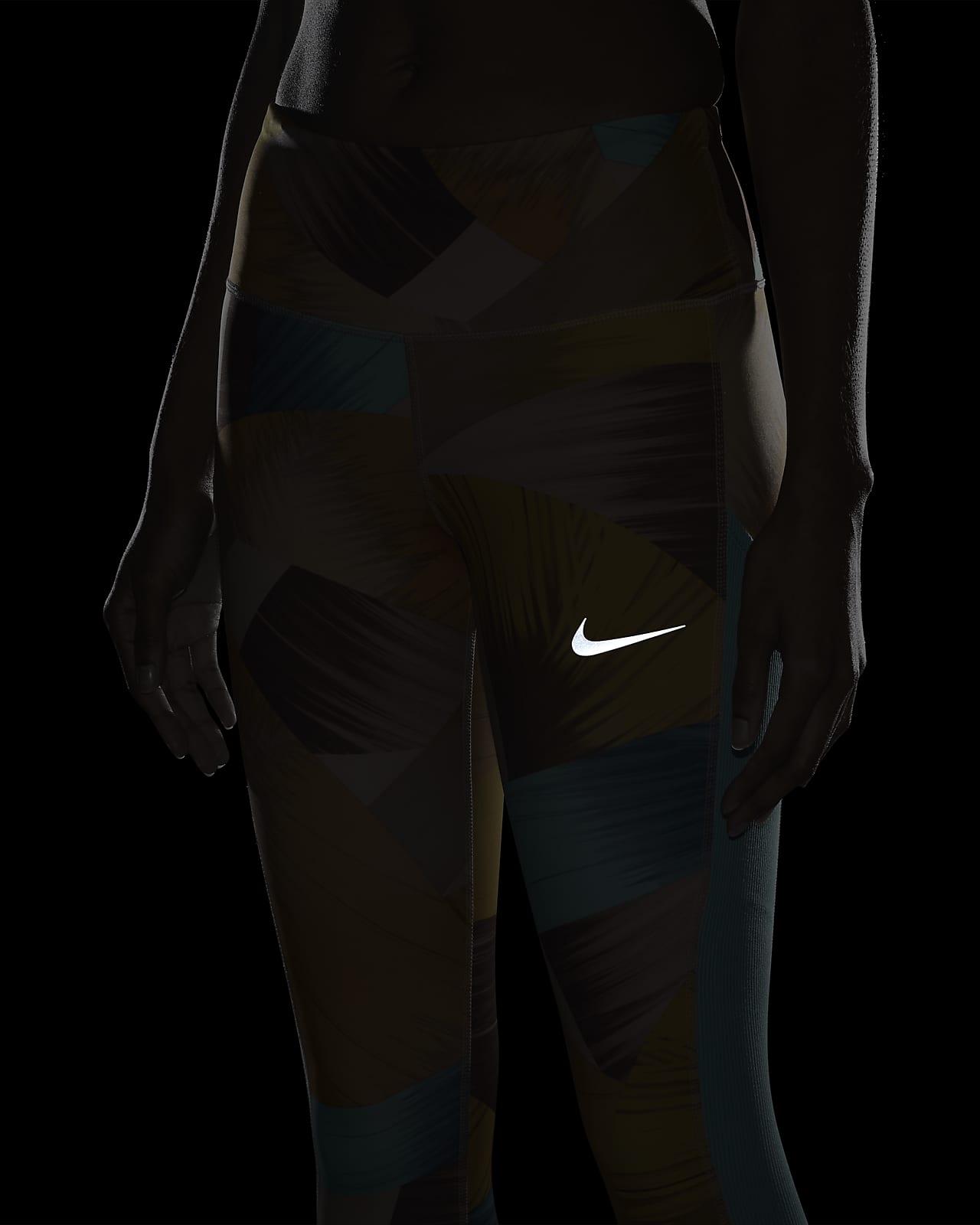 Nike DriFIT Epic Luxe Women's MidRise 7/8Length Running Leggings. Nike CH