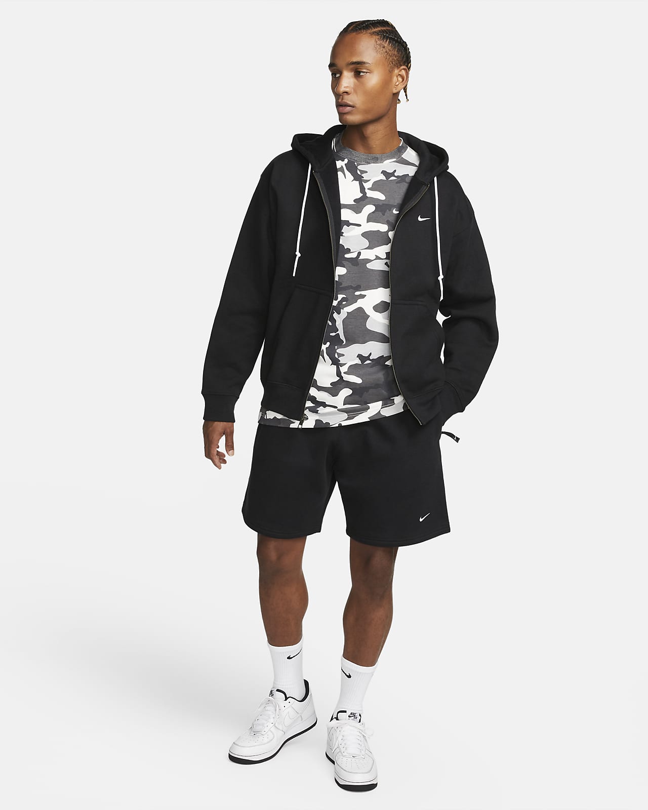 entrada clásico Centro de producción Nike Solo Swoosh Sudadera con capucha con cremallera completa - Hombre. Nike  ES