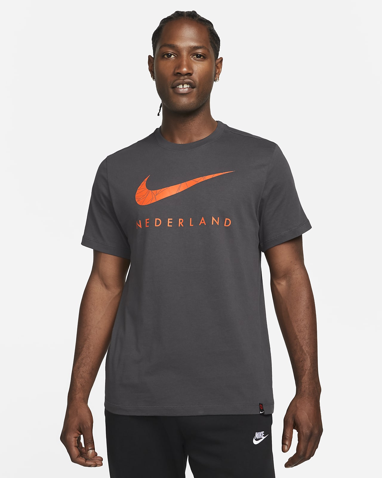 Netherlands Men's Football T-Shirt. Nike LU