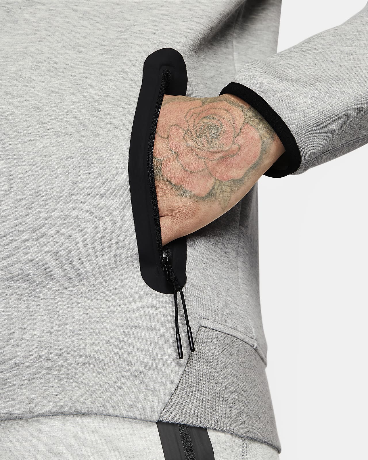 Nike Sportswear Tech Fleece Windrunner Dark Grey Heather/Black 2XL