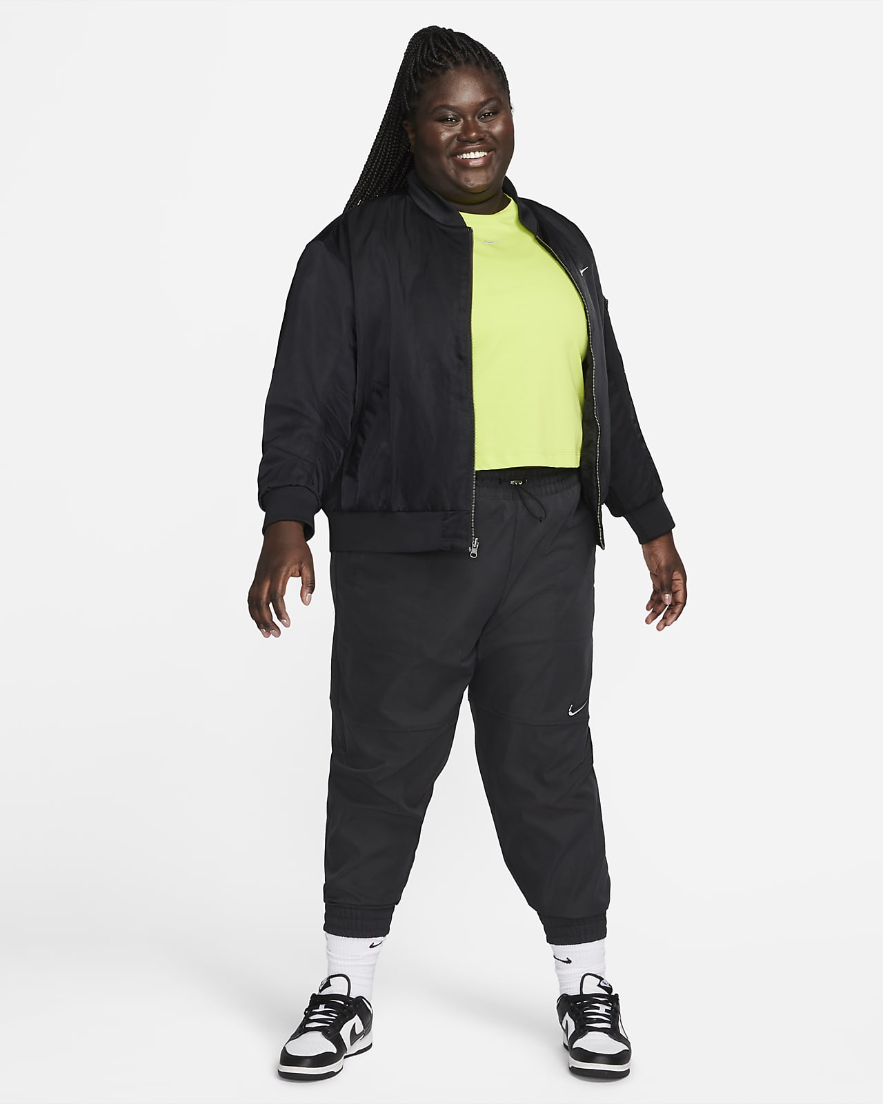 Nike Sportswear Women's Reversible Varsity Bomber Jacket (Plus Size). Nike  CA