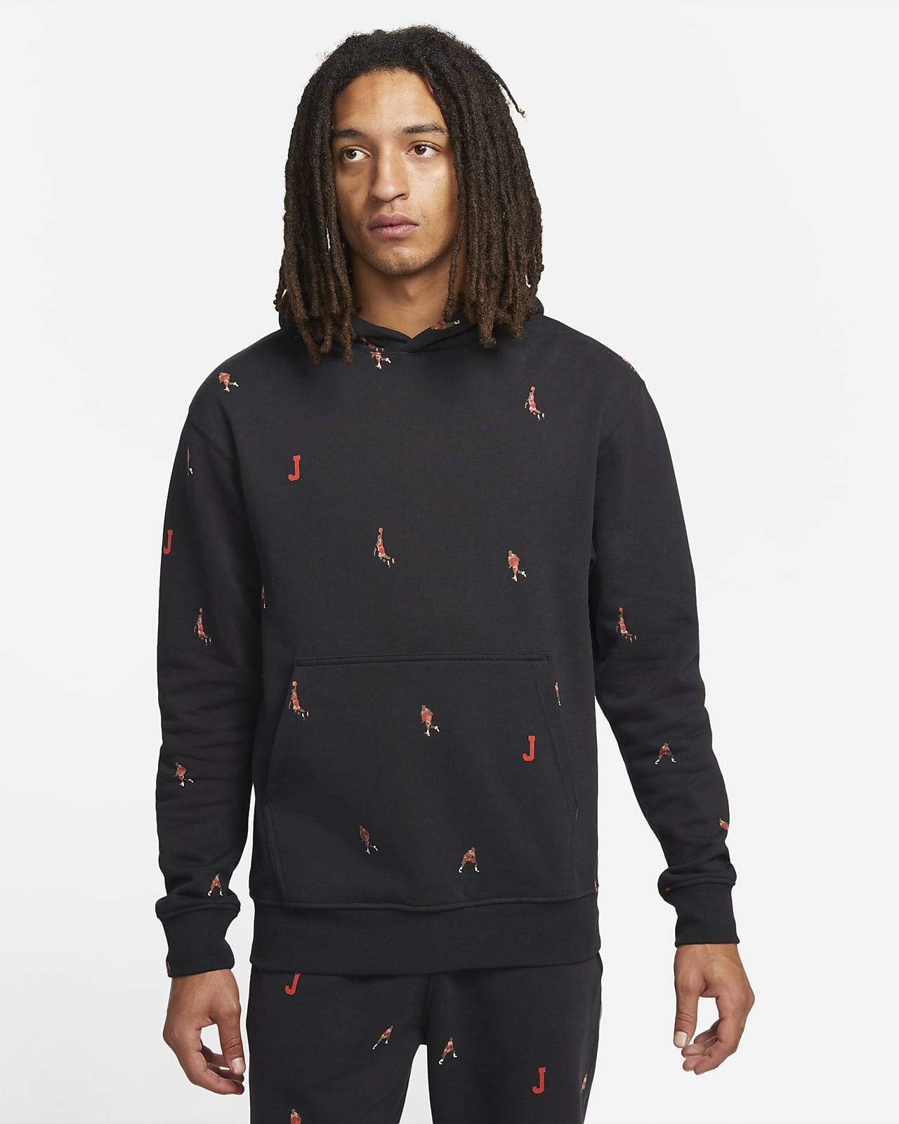 jordan men's fleece pullover hoodie