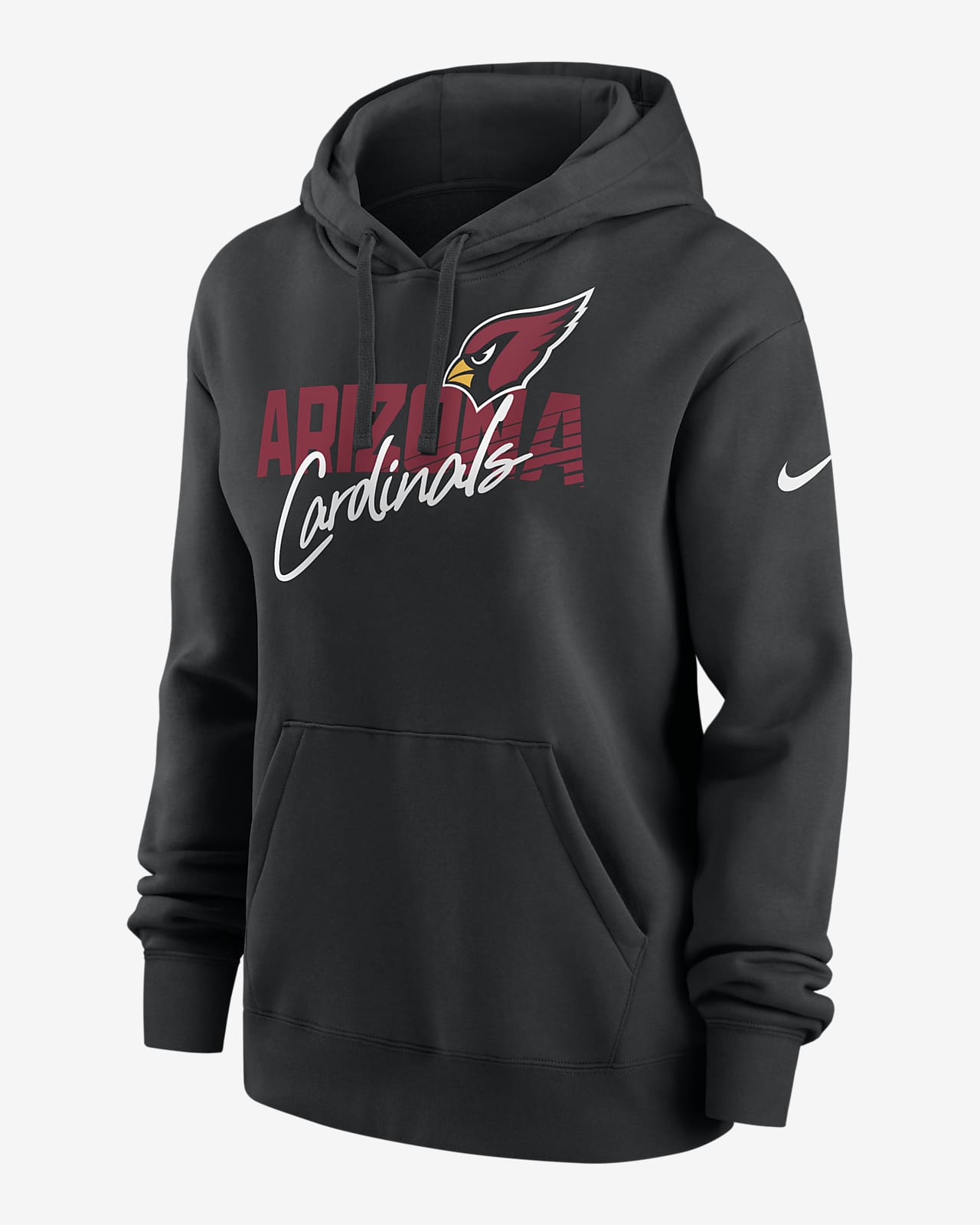 Nike Wordmark Club (NFL Arizona Cardinals) Women's Pullover Hoodie.