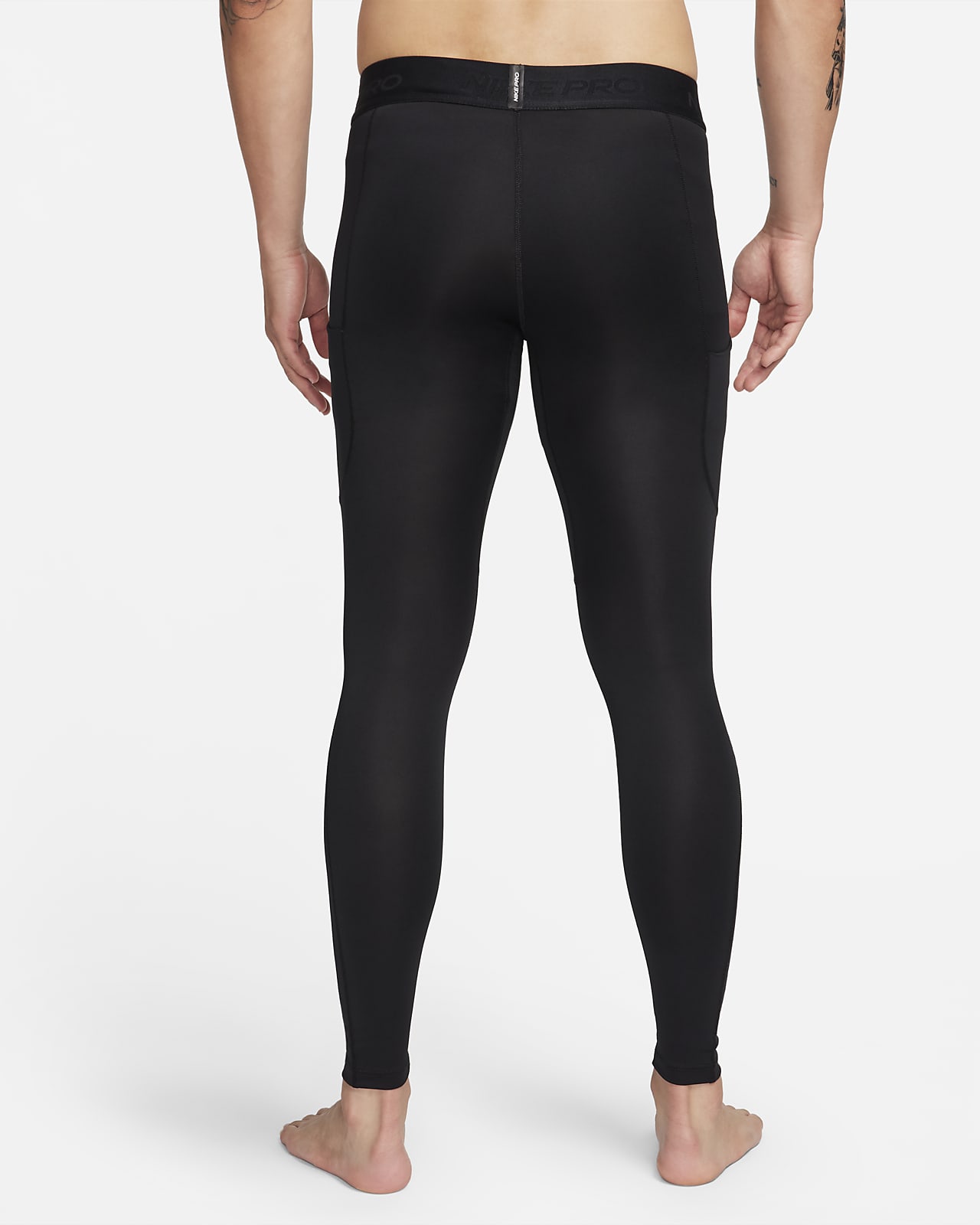 Nike Men Dri-Fit Pro Training Pants Black Running GYM Yoga Tight-Pant  FB7953-010