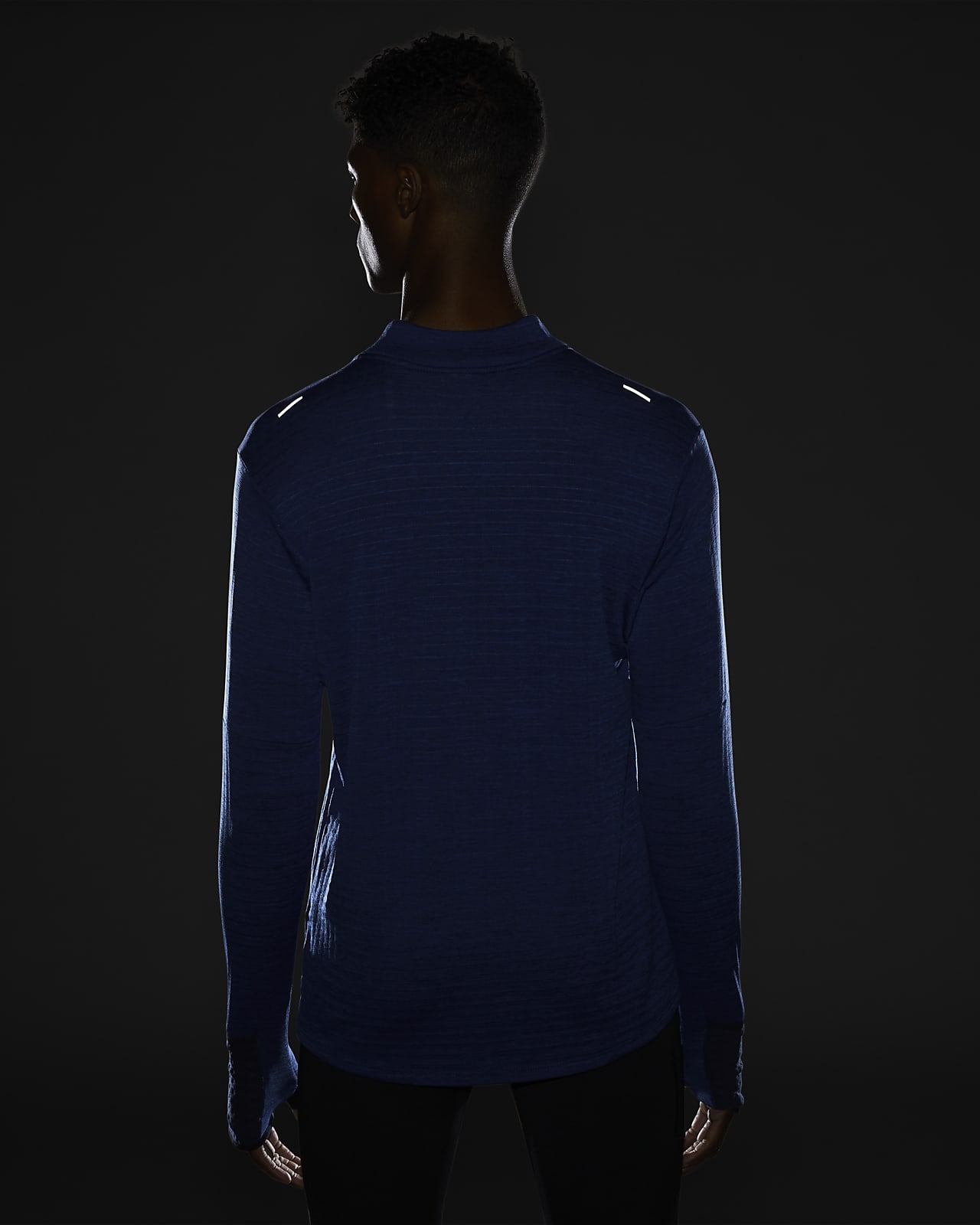 Nike Therma-FIT Repel Element Men's Sweatshirt, Blue.