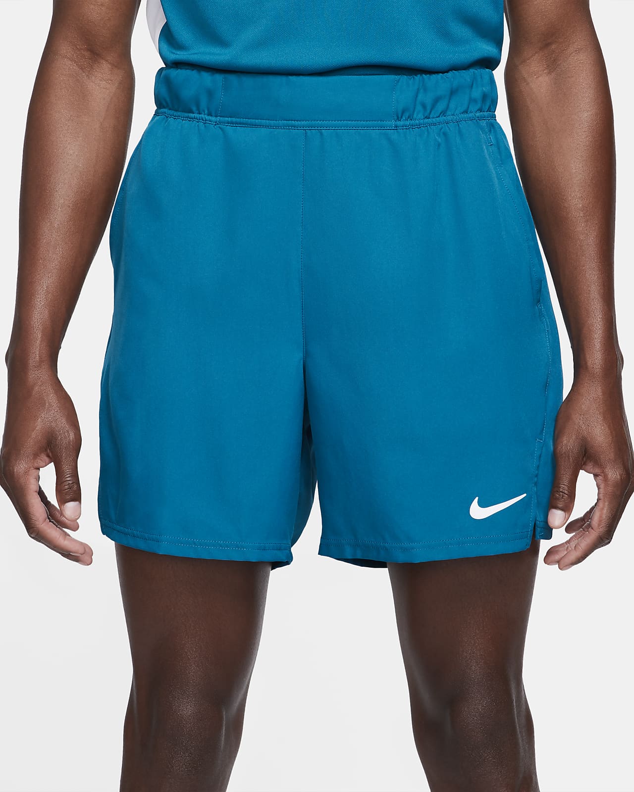 Шорты Nike бело синие Dri Fit