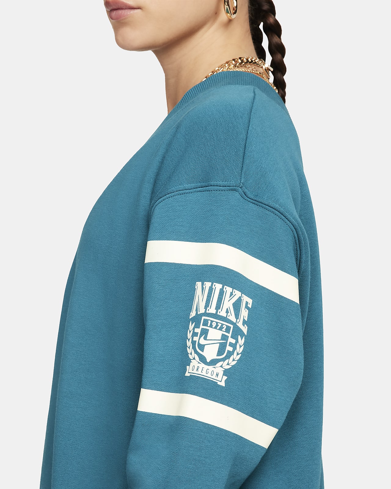 Sweat à capuche Femme Nike Sportswear Phoenix Fleece Bleu