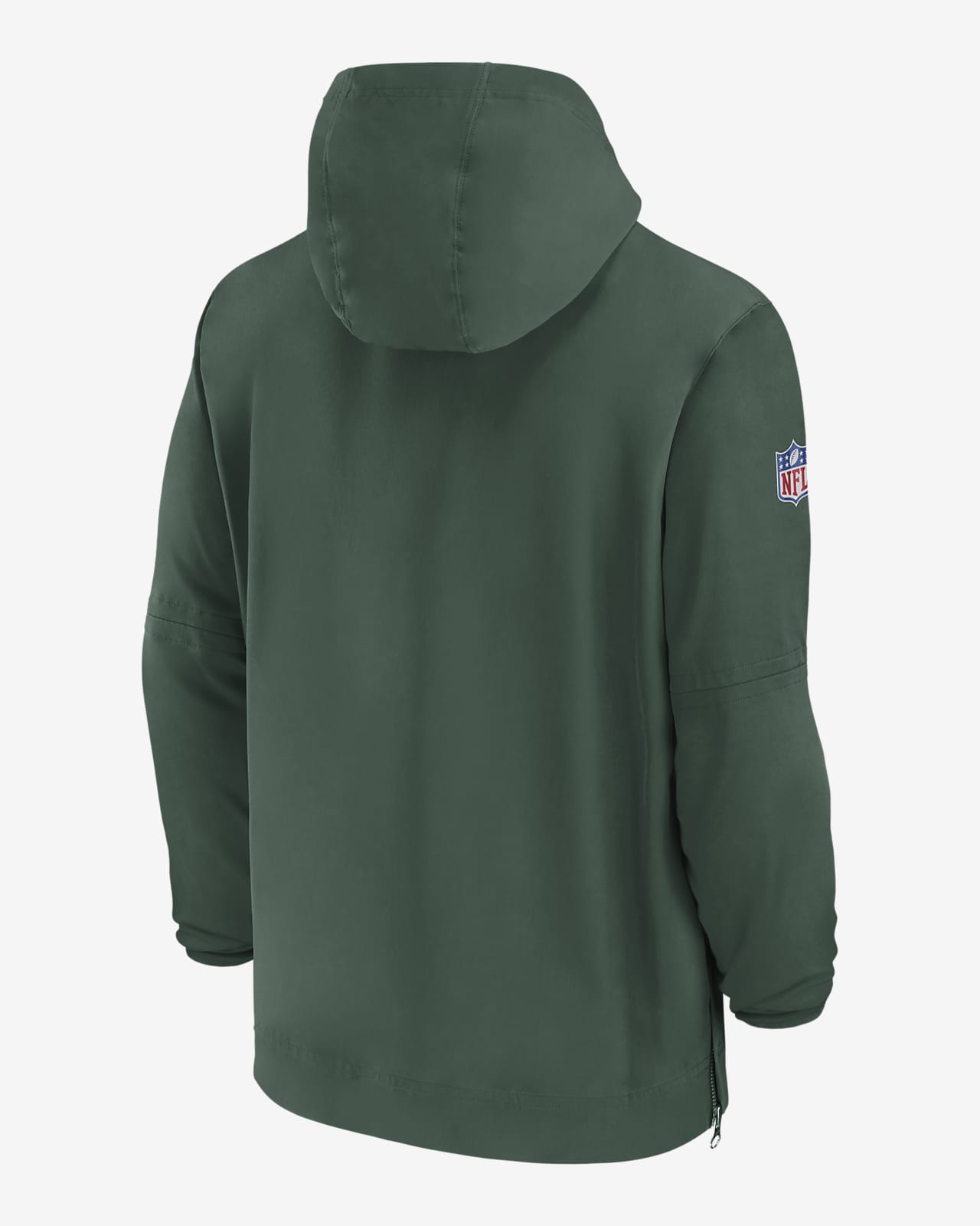 Minnesota Vikings Nike Sideline Showout Short Sleeve Full-Zip Hoodie Jacket  - Heathered Gray