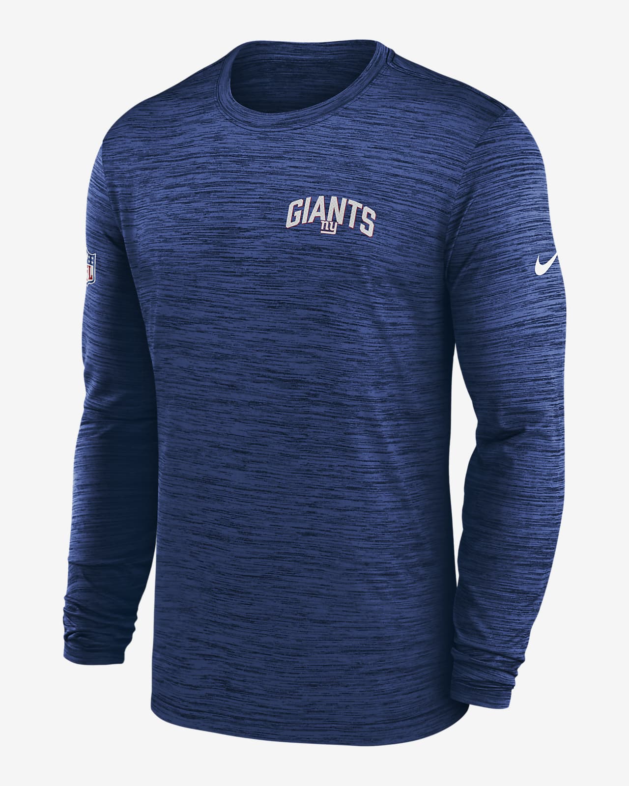 Nike Dri-FIT Velocity Athletic Stack (NFL New York Giants) Men's  Long-Sleeve T-Shirt.