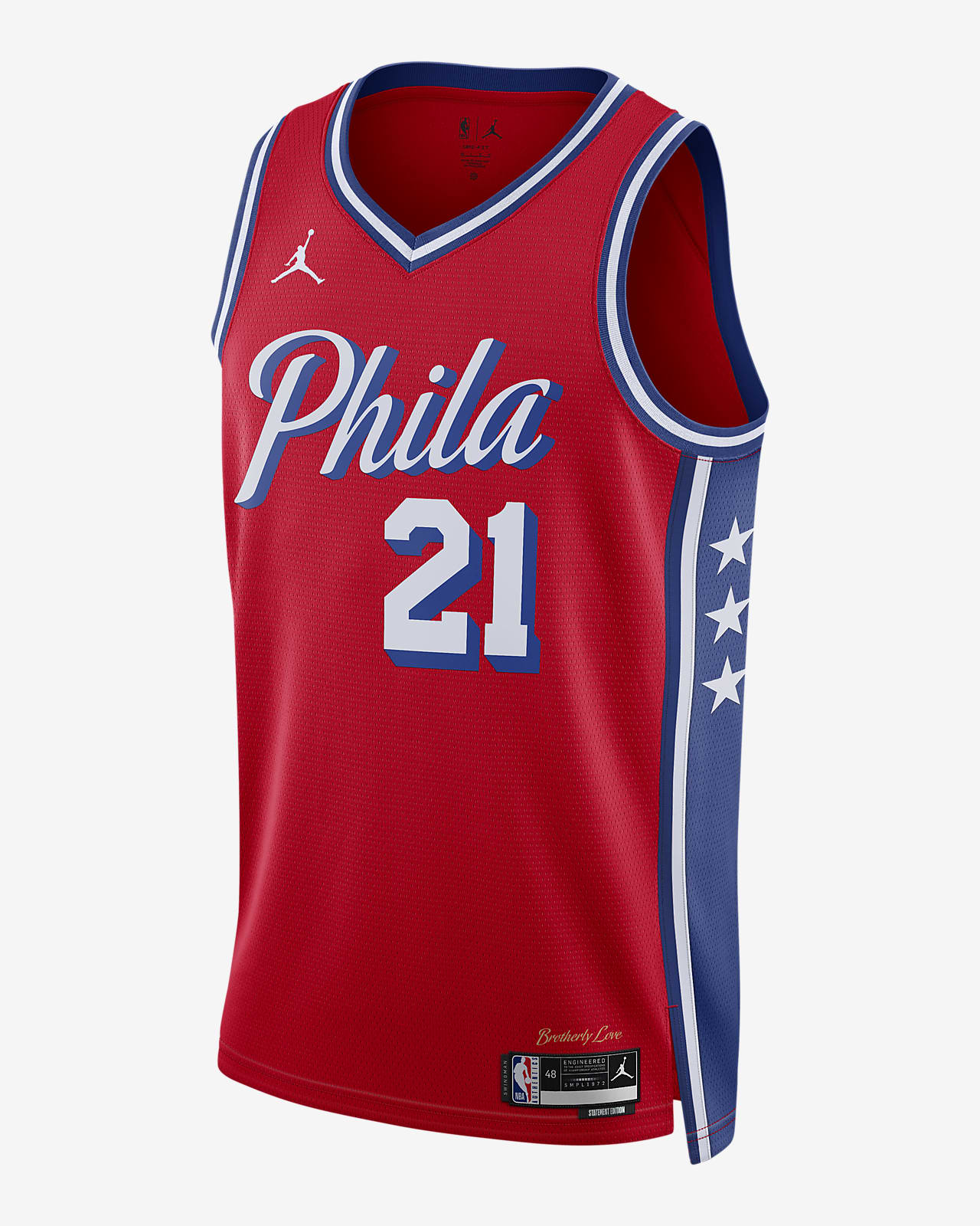 Philadelphia 76ers Statement Edition Jordan Dri-FIT NBA Jersey. Nike.com