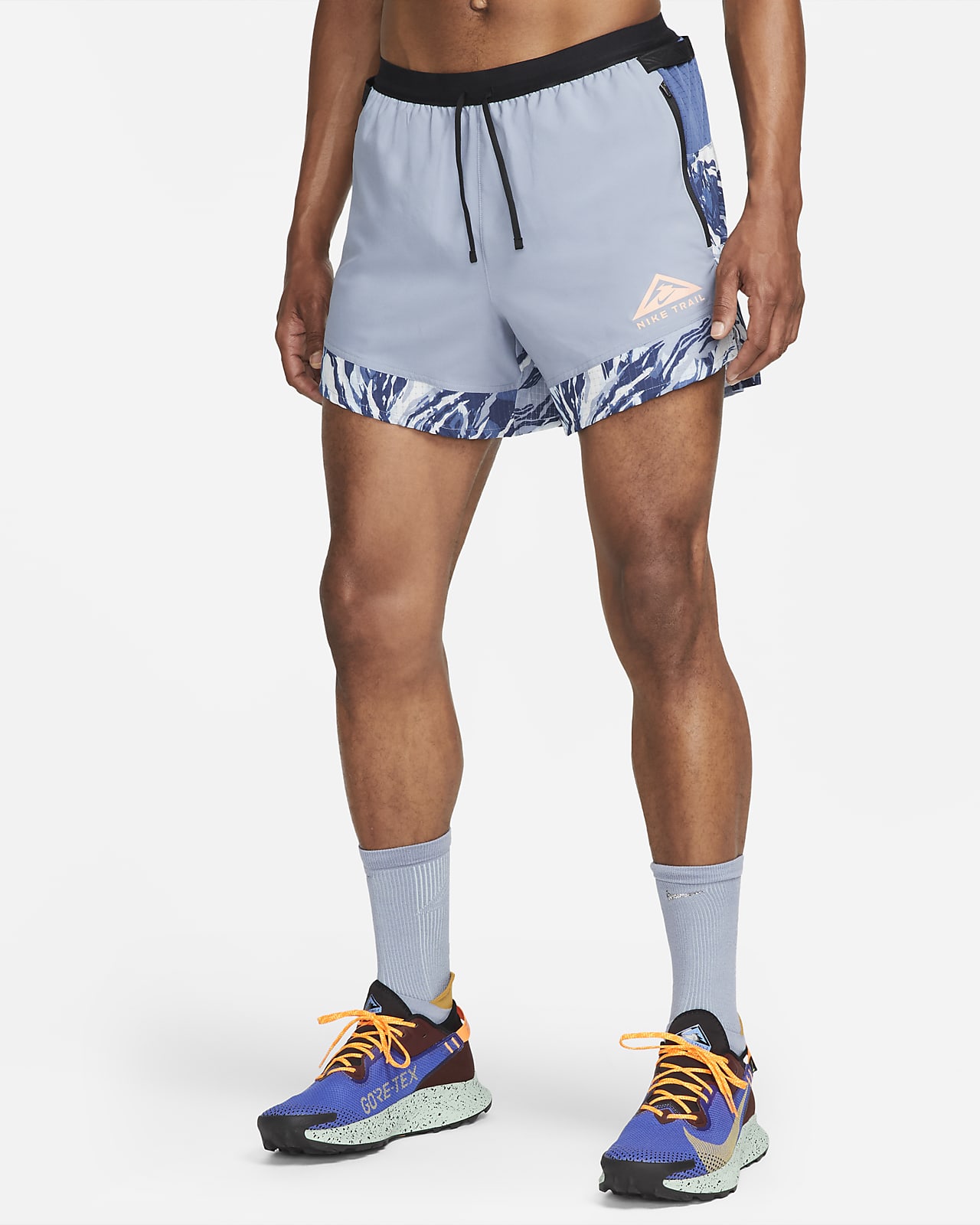 Brief-Lined Trail Running Shorts. Nike LU