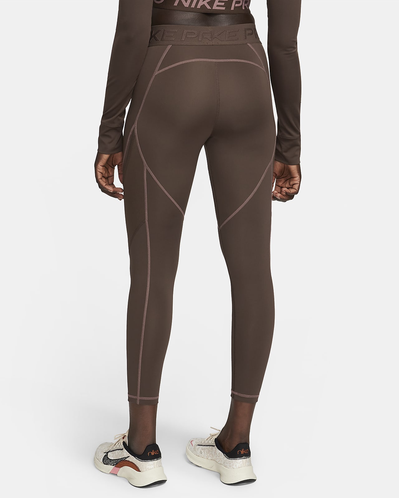 Legging 7/8 taille mi-haute à motif Nike Pro pour femme. Nike FR