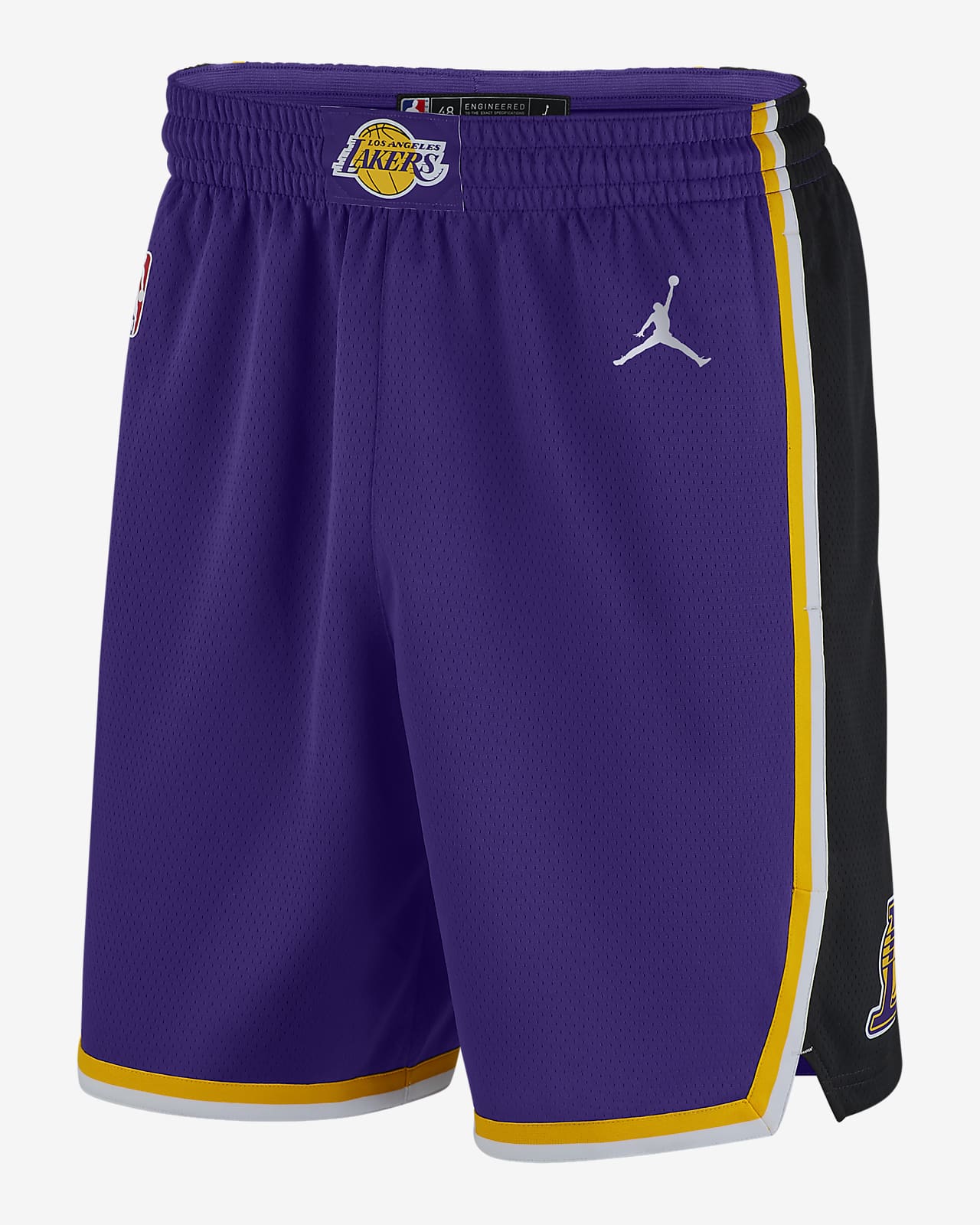 Lakers Statement Edition 2020 Men's Jordan NBA Swingman Shorts. Nike RO