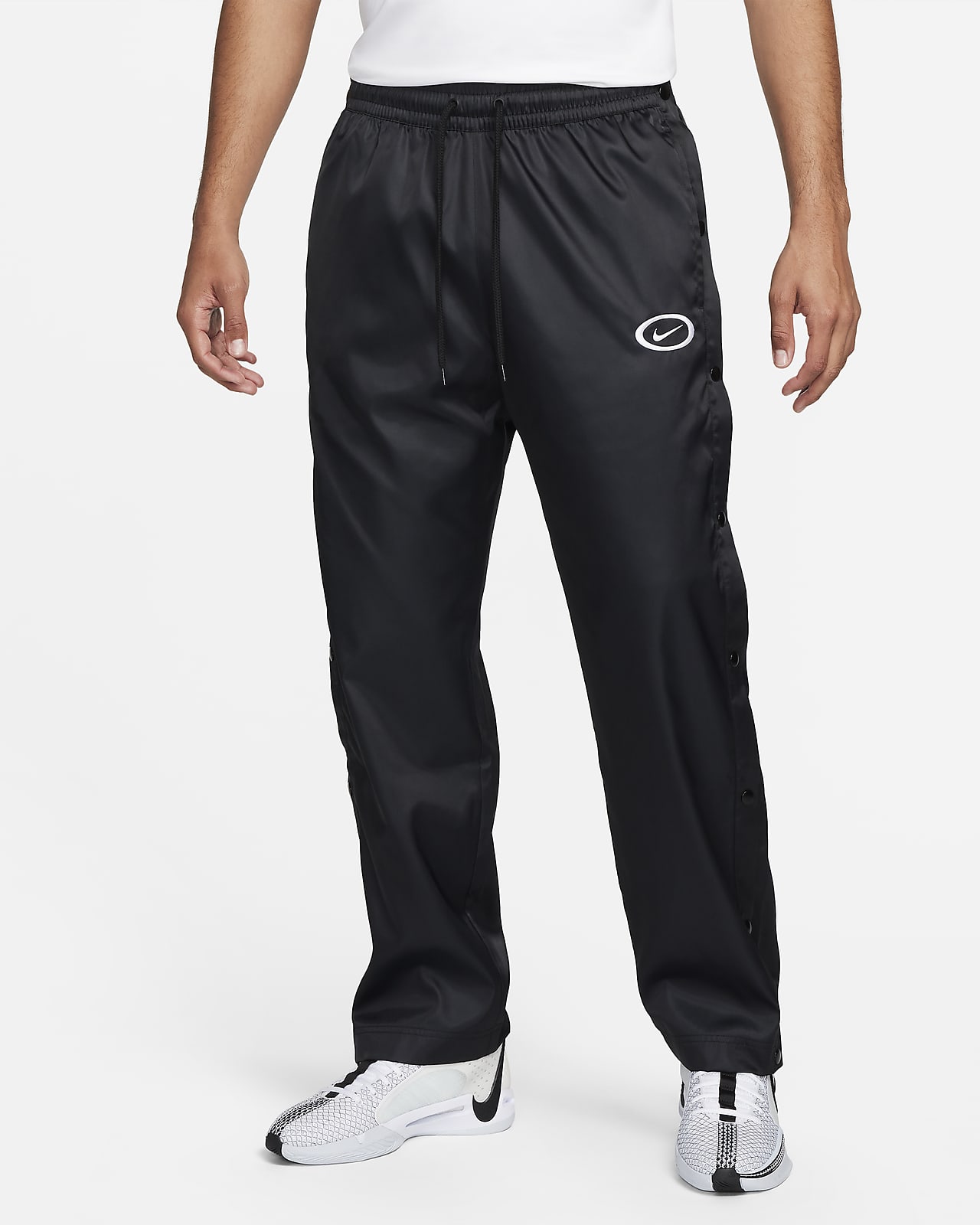Pantalon de basket à boutons-pression Nike pour homme