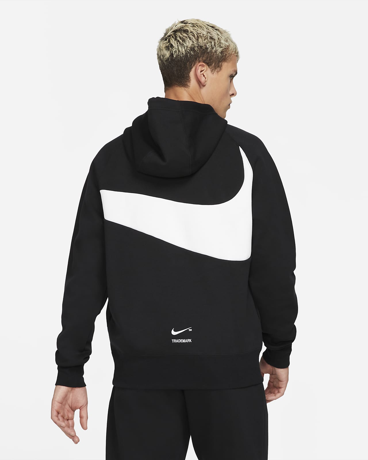 nike swoosh felpa con cappuccio