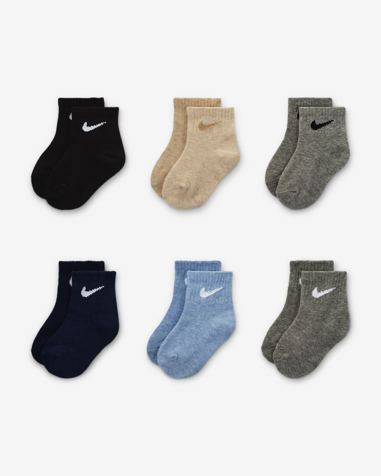 Nike Baby (6-12M) Socks (6 Pairs)