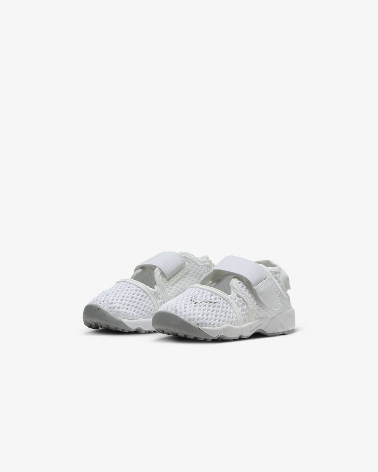 white infant nike rifts