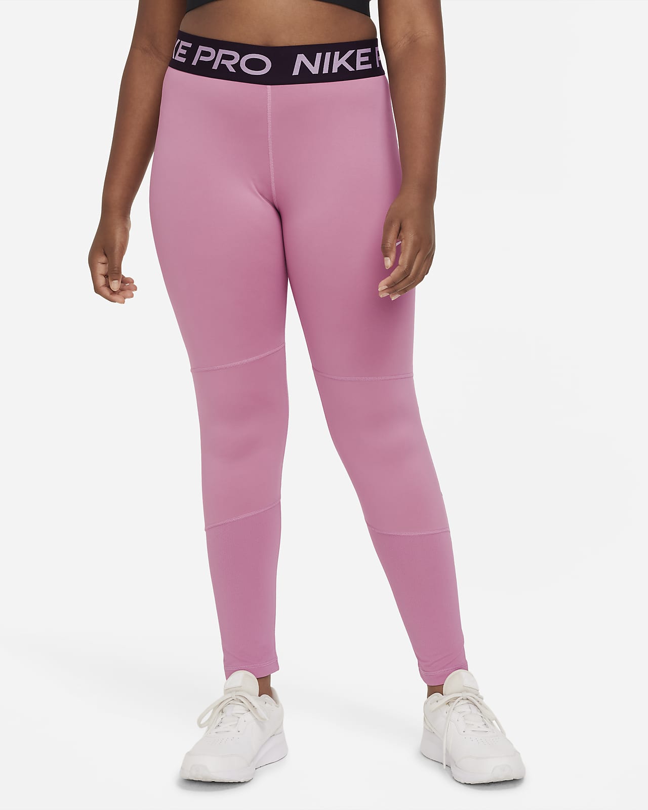 teugels Onderbreking bezoek Nike Pro Big Kids' (Girls') Leggings (Extended Size). Nike.com