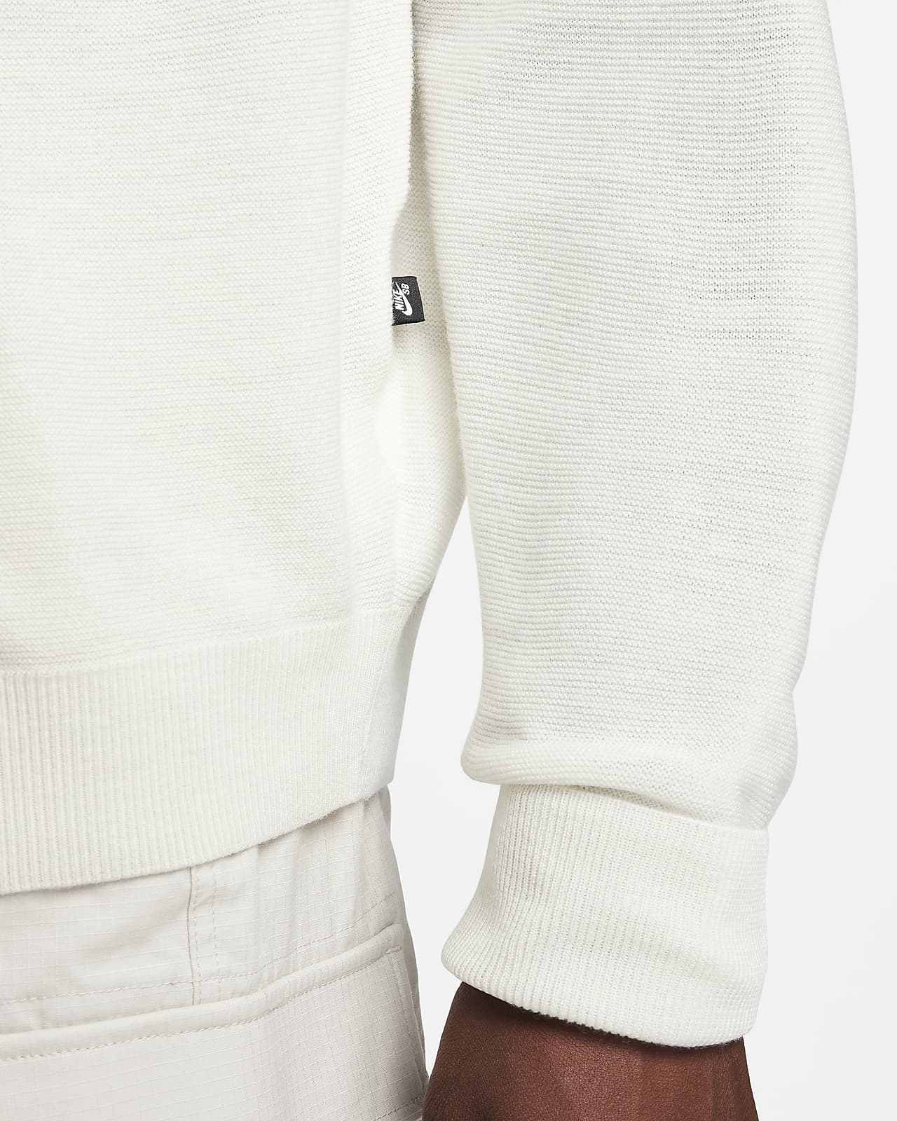 White on sale cardigan sweatshirt