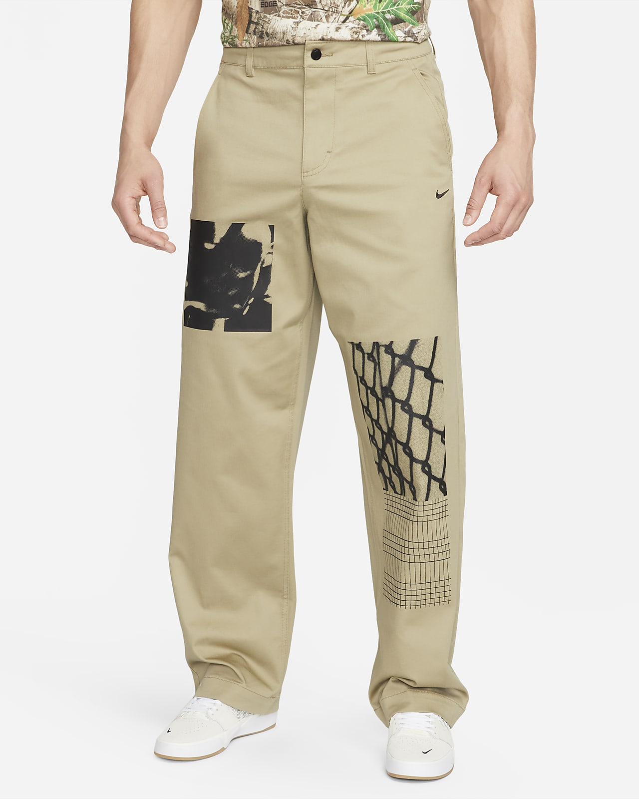 Pantalon chino de skateboard à motifs Nike SB pour homme