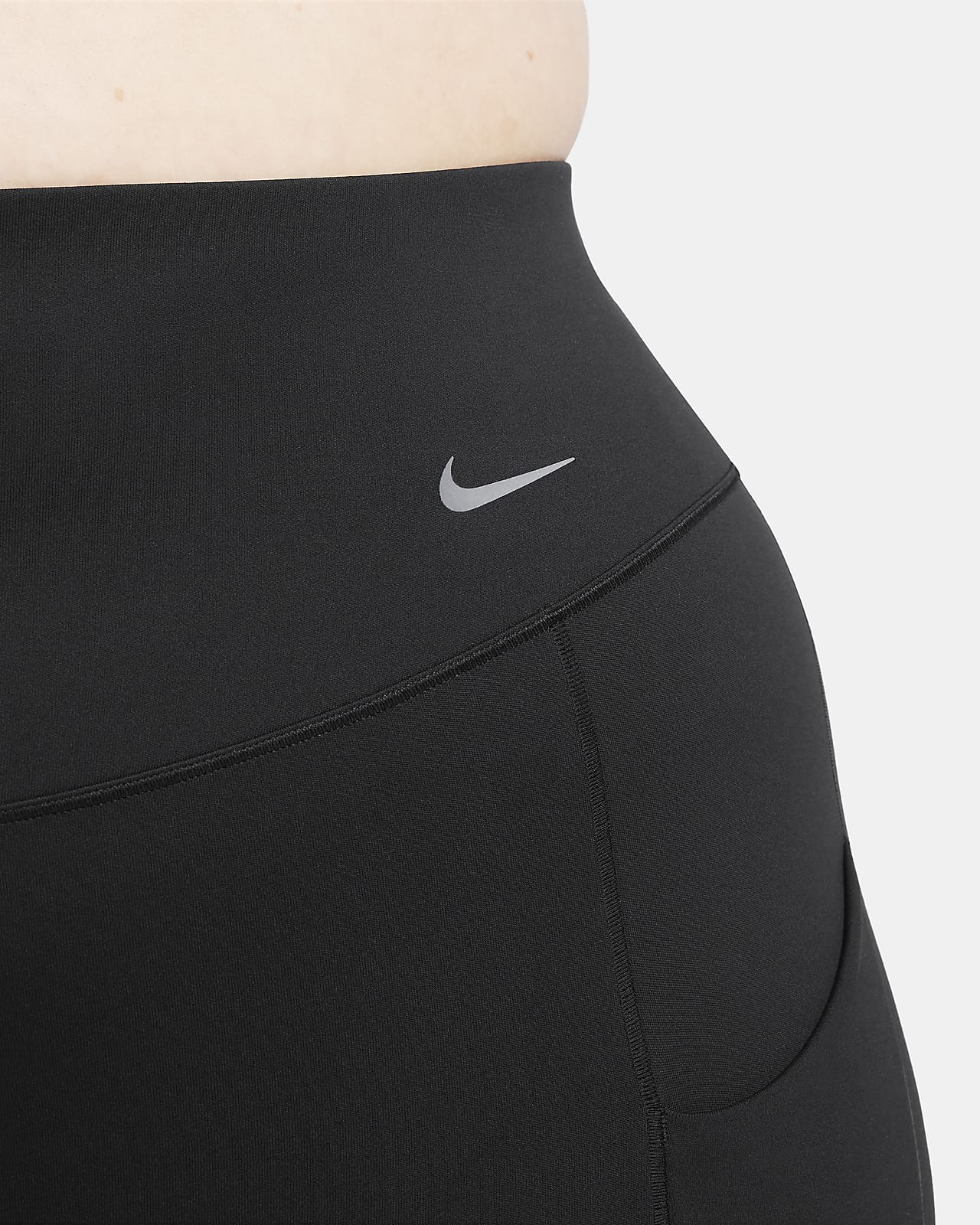 Nike Dri Fit Womens Zonal Strength Capri Leggings Size Large Black