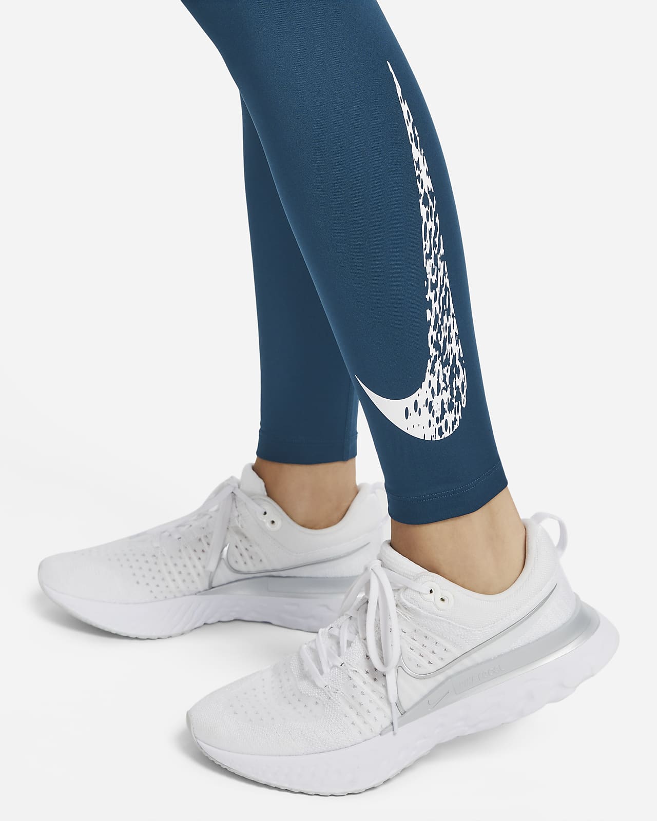 Nike Swoosh Run Women's Mid-Rise 7/8-Length Running Leggings. Nike AE