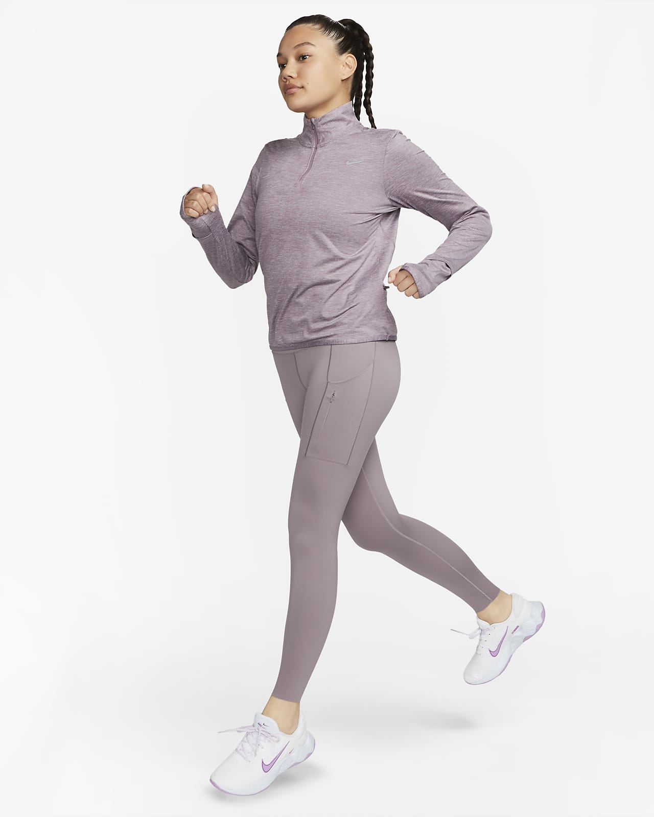 Nike Swift Element Women's UV Protection 1/4-Zip Running Top