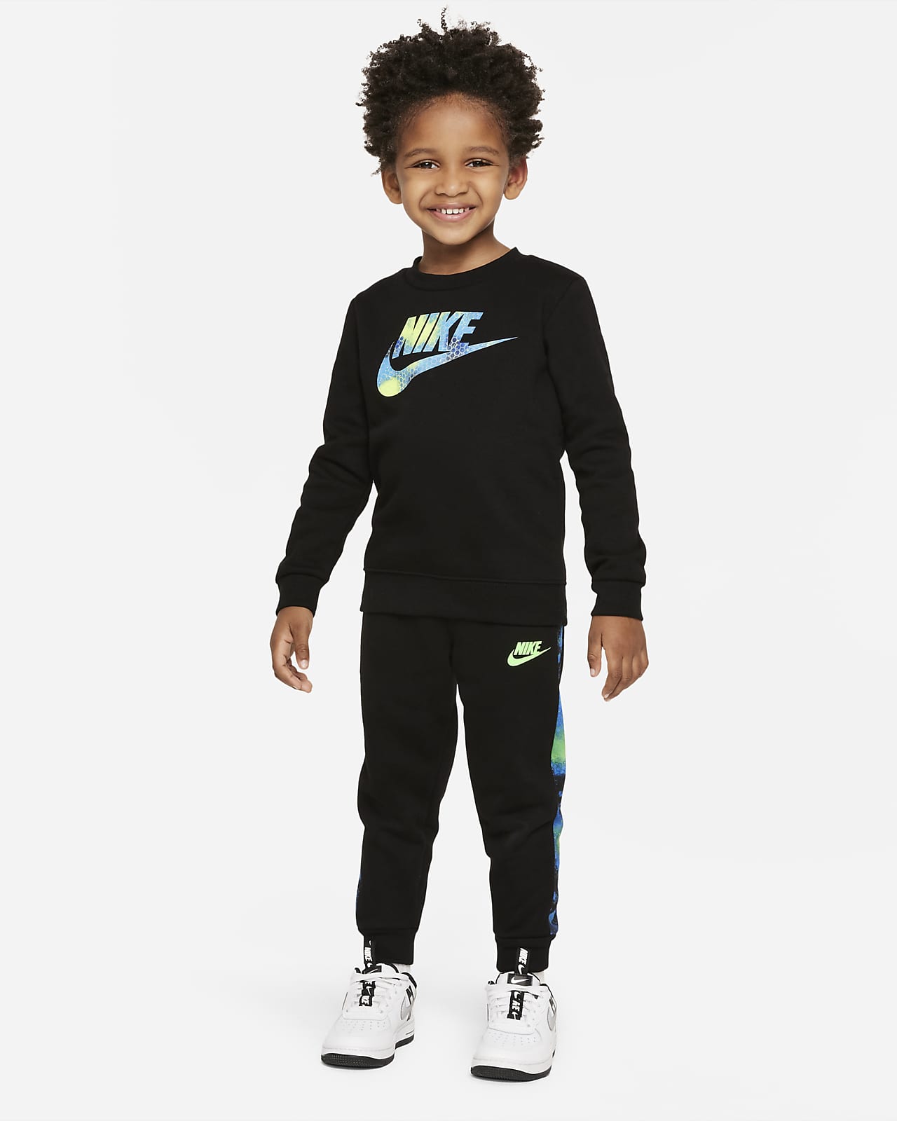 convergencia mordedura Sueño Conjunto de sudadera y pantalones para bebé Nike. Nike.com