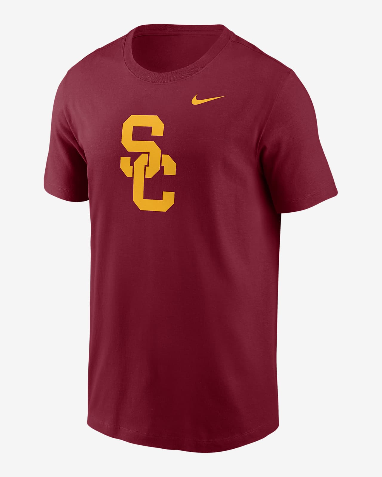 Playera universitaria Nike para hombre USC Trojans Primetime Evergreen Logo