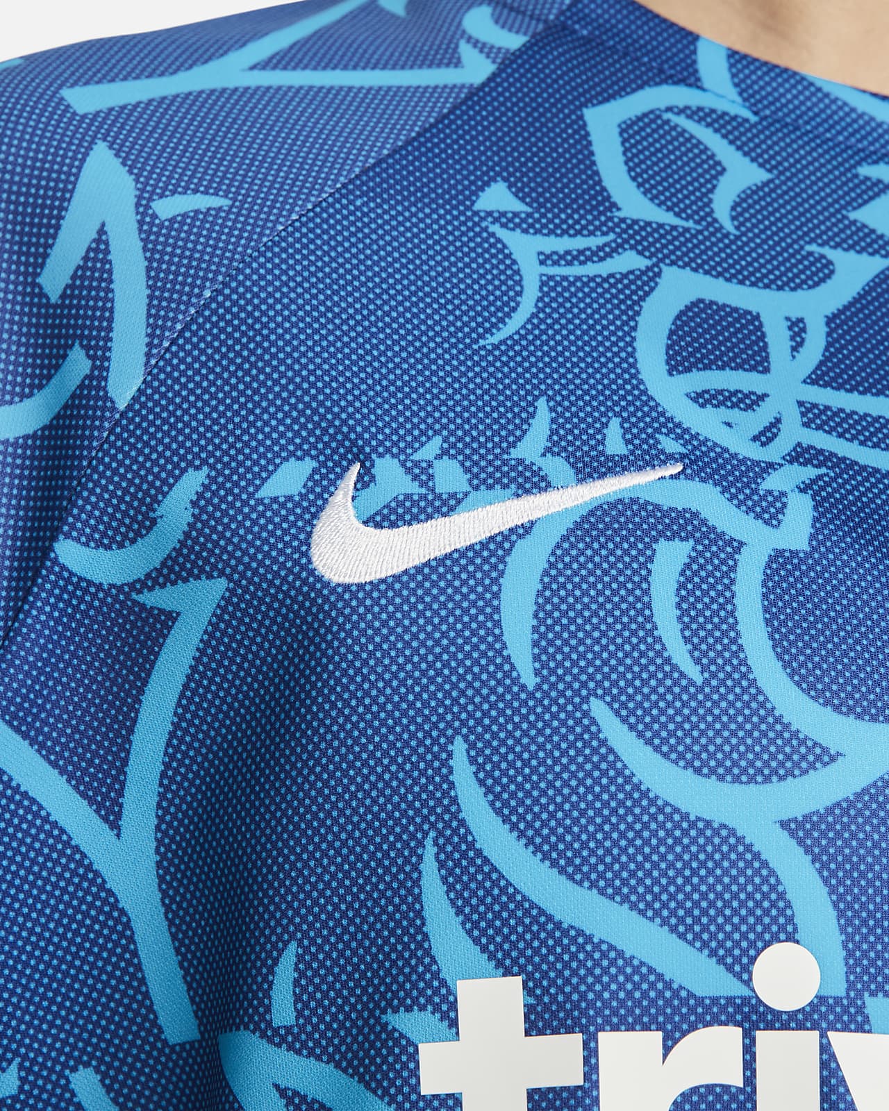 Nike Chelsea Pre-Match Top - Blue Womens