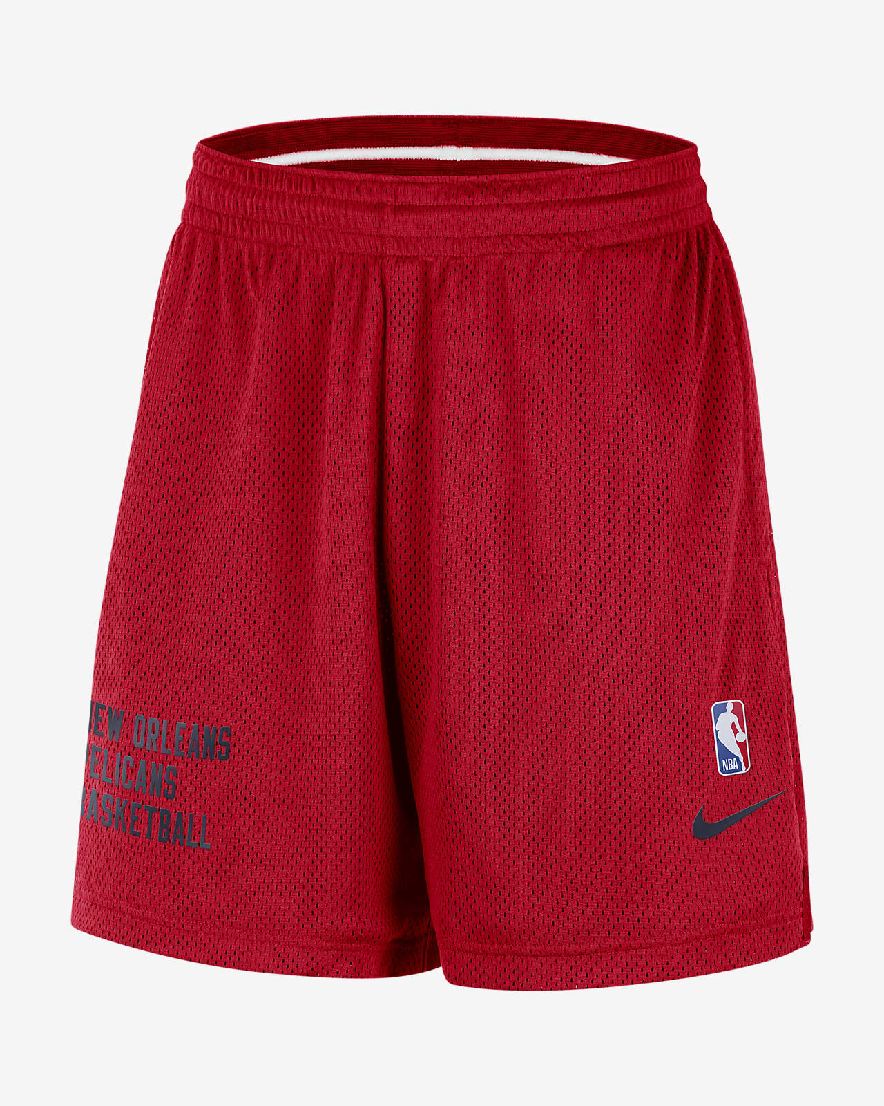 Unisex Nike Red New Orleans Pelicans Warm Up Performance Practice Shorts Size: Large