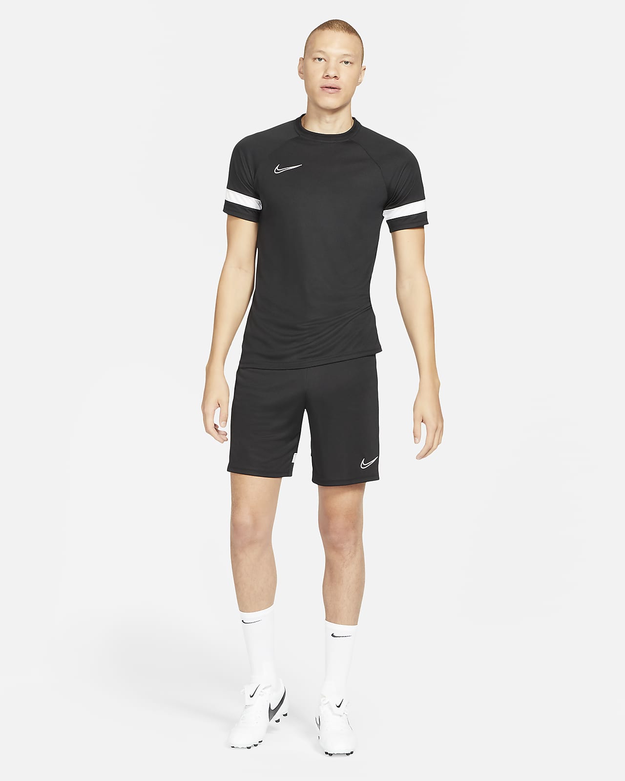 nike dri-fit academy men's soccer short-sleeve top