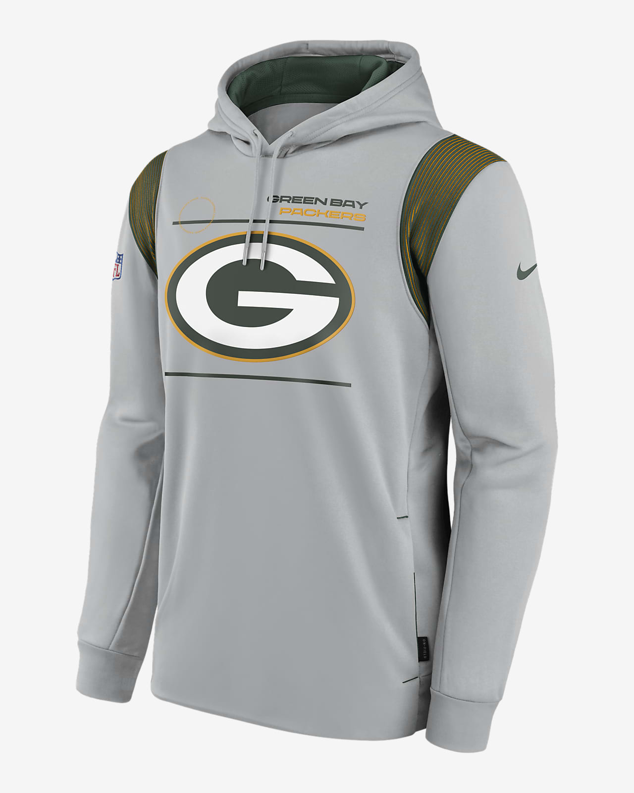 Nike Men's Green Bay Packers Sideline Line of Scrimmage Therma-Fit