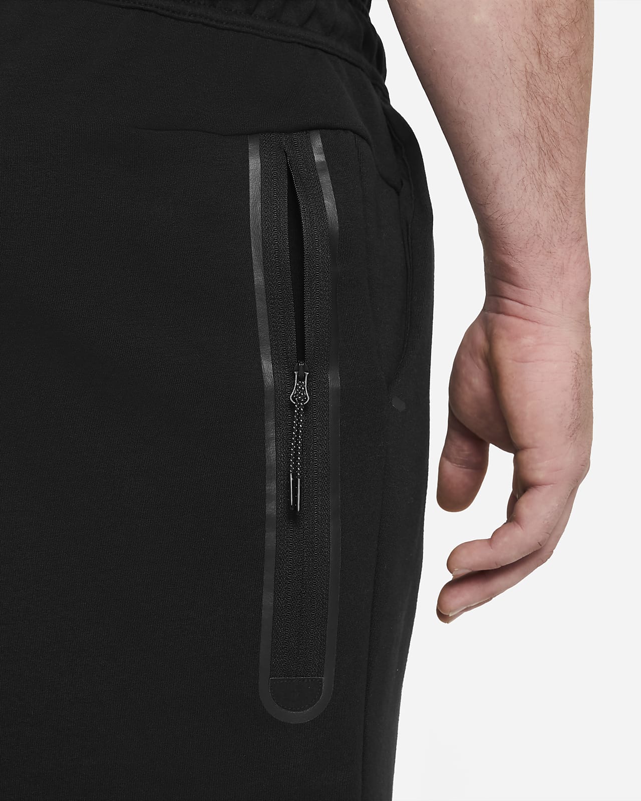 nike sportswear tech fleece shorts black