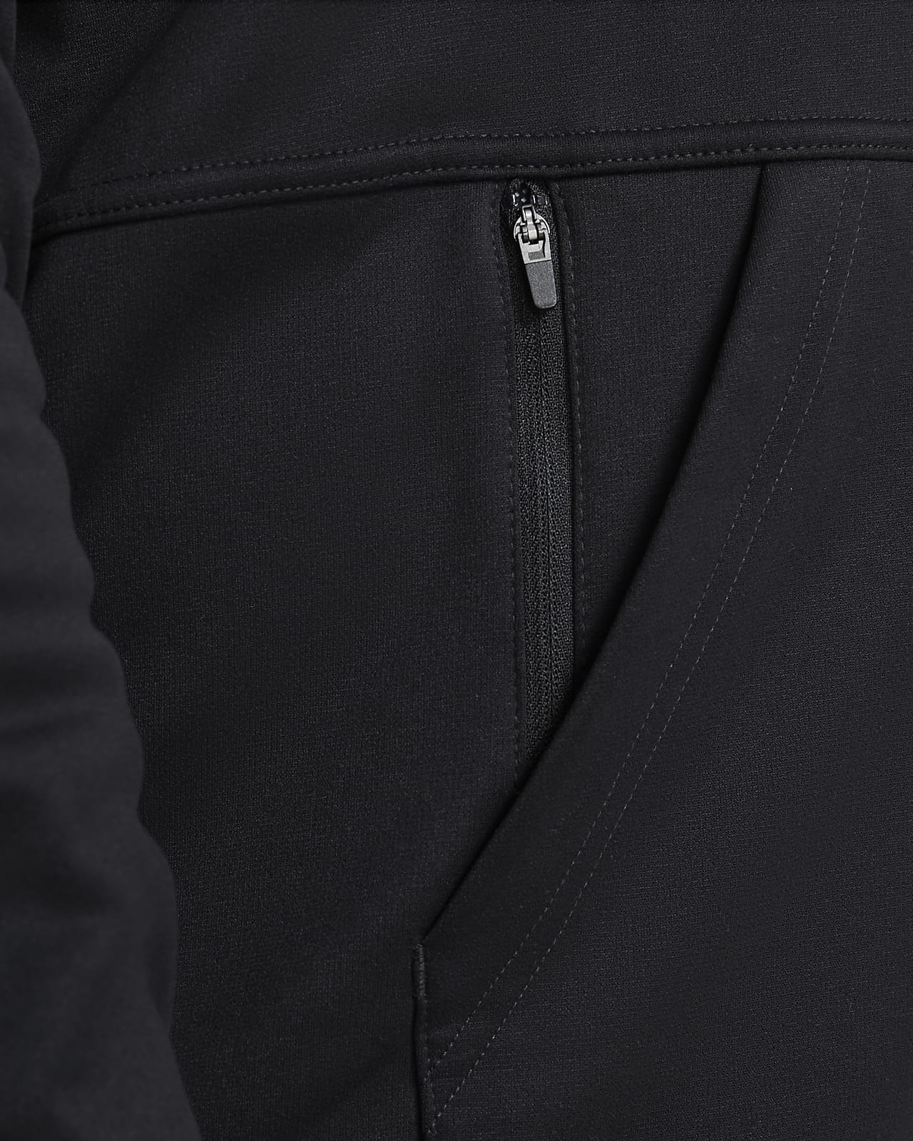 black nike sweater with zipper