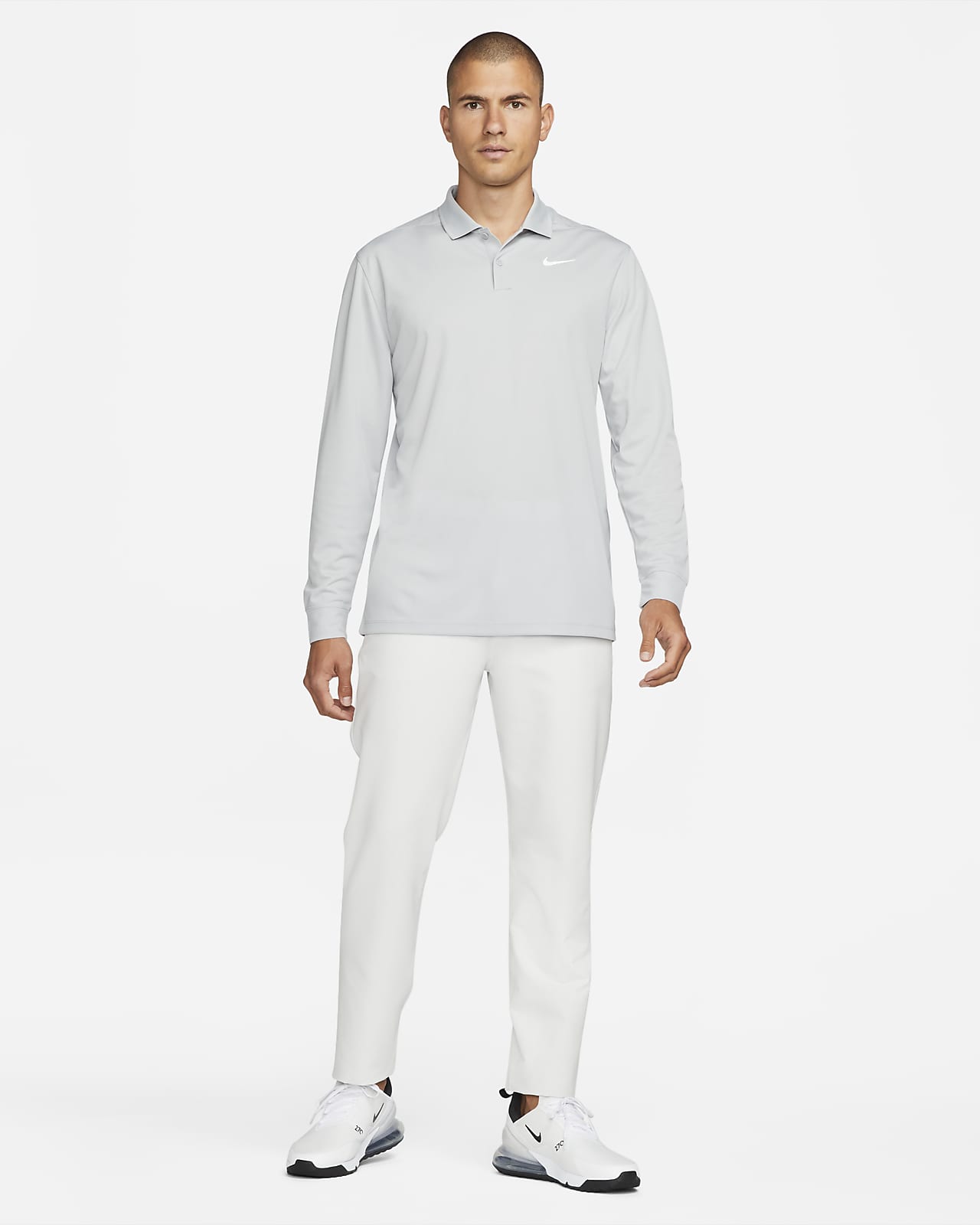 mens long sleeve nike polo